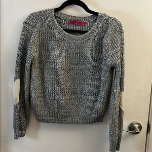 Sweater with Hearts on the Elbows